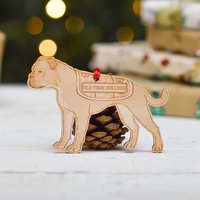 Personalisierte Old Tyme Bulldogge Hundedekoration - Detailliert von TheCraftyGiraffeEtsy