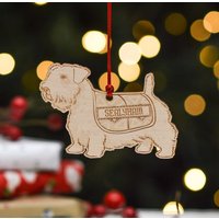 Personalisierte Sealyham Terrier Hundedekoration - Detailliert von TheCraftyGiraffeEtsy