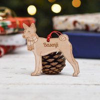 Personalisierter Basenji Hund Dekoration - Detailliert von TheCraftyGiraffeEtsy