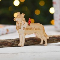 Personalisierter Collie Hund Dekoration - Detailliert von TheCraftyGiraffeEtsy