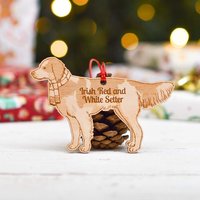 Personalisierte Irish Setter-Hundedekoration - Detailliert von TheCraftyGiraffeEtsy