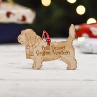Personalisierter Petit Basset Griffon Vendeen Hund Dekoration - Detailliert von TheCraftyGiraffeEtsy