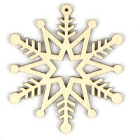 Federflocken - Laser Geschnittene Schneeflocke Aus Holz in Mehreren Größen Und Mengenrabatten Federflocken - Laser Geschnittene Schneeflocke Aus Holz in Mehreren Größen Und Mengenrabatten von TheCraftySmiths