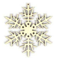 Lacy Flake - Laser Cut Holz Schneeflocke in Mehreren Größen Und Mengenrabatten Lacy Flake - Laser Cut Holz Schneeflocke in Mehreren Größen Und Mengenrabatten von TheCraftySmiths