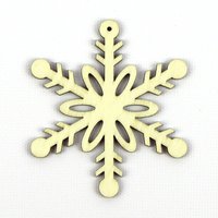 Schneeschleife - Laser Cut Holz Schneeflocke in Mehreren Größen Und Mengenrabatten von TheCraftySmiths