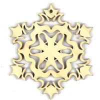 Sengender Tiger - Lasergeschnittene Schneeflocke Aus Holz in Mehreren Größen Und Mengenrabatten Sengender Tiger - Lasergeschnittene Schneeflocke Aus Holz in Mehreren Größen Und Mengenrabatten von TheCraftySmiths