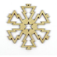Weihnachtsbäume - Lasergeschnittene Schneeflocke Aus Holz in Mehreren Größen Und Mengenrabatten Weihnachtsbäume - Lasergeschnittene Schneeflocke Aus Holz in Mehreren Größen Und Mengenrabatten von TheCraftySmiths