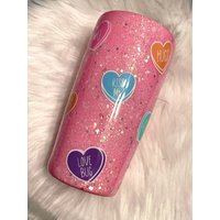 Pink Conversation Heart Becher Zum Valentinstag von TheCraftyTeacher0613