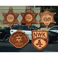 La County Sheriff Abzeichen Oder Schulter Patch Aus Holz La County Sheriff Abzeichen Oder Schulter Patch Aus Holz von TheCreativeEngraver