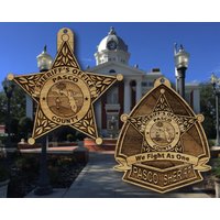 Pasco Co Fl Sheriff Abzeichen Oder Schulter Patch Aus Holz von TheCreativeEngraver