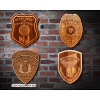 Personalisierte Polizei Abzeichen/Patch Plaque 1 von TheCreativeEngraver