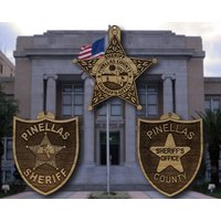 Pinellas Co Fl Sheriff Abzeichen Oder Schulter Patch Aus Holz von TheCreativeEngraver