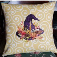 Herbst Gesticktes Kissen Mit Motiv Herbst Gesticktes Kissen Mit Motiv von TheCrookedTeapot