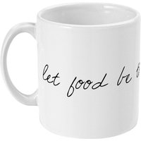 Lassen Sie Essen Ihre Medizin Becher/Vegan Keramik Die Grausamkeit-Freies Kollektiv von TheCrueltyFreeCo