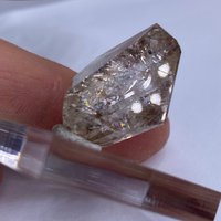 Qualität Doppelender Quarz Kristall - Hoher Glanz 7, 5 Gramm Edelstein Dug Summer 2021 Herkimer County Ny Edelsteine Top von TheCumberlandMine