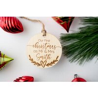 Unsere Erste Weihnachtsschmuck | Herr & Frau von TheCustomNarwhal