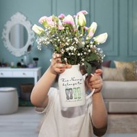 Personalisiertes Geschenk Für Mama, Sie, Personalisierte Vase, Großeltern, Nan Mütter Geburtstagsgeschenk, Blumenvase von TheCustomiseCompany