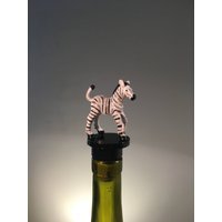 Zebra Flaschenverschluss Mit Handgemalten Details Zebra Flaschenverschluss Mit Handgemalten Details von TheDecorativeCompany