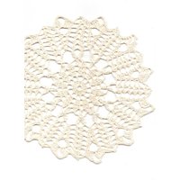 Häkeldeckchen Spitze Natürliche Handgemachte Leinen Handgefertigte Runde Deckchen Gehäkelte Mittelstück Lacy Home Decor Hochzeit Dekorative Boho von TheDoiliesEmporium