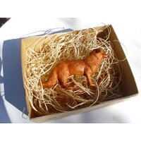 Neue Dresdner Christbaumkugel Papier 3D Fuchs Glasaugen von TheDresdenCottage
