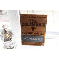 Personalisiertes Wifi Home Schild Tafel Holz Gebrannt Pyrographie Internet Code Ihre Namen Laser Rustikal Einzug Personalisiertes Wifi Home Schild Tafel Holz Gebrannt Pyrographie Internet Code Ihre Namen Laser Rustikal Einzug von TheDribblyYak