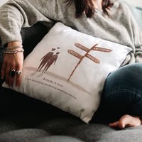 Personalisierte Paare Ziel Wegweiser Kissen | Ideales Geschenk Für Ein Paar Oder Einen Partner Verlobung, Hochzeit, Jahrestag, Muttertag von TheDriftingBearCo