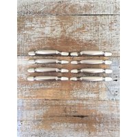 Edelstahl Schubladenknäufe Mid Century Modern Möbelgriffe 8Er Set Edelstahl Schubladenknäufe Mid Century Modern Möbelgriffe 8Er Set von TheDustyOldShack