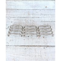 12 Schubladenknäufe Knäufe Möbelgriffe Schranktürgriff Edelstahlgriff Heimwerker Silber Schubladengriffe von TheDustyOldShack