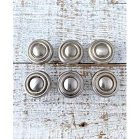 Schubladenknäufe 6 Schubladen Knäufe Silber Möbelknäufe Heimwerker Dekorative von TheDustyOldShack