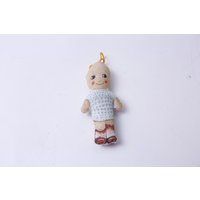 Kewpie Adorable, Stoffpuppe, Hängefigur, 3 1/4 ", Plüsch, Dekoration, Urlaub, Ornament, Vintage, 20-32-1115" von TheEccentricEye