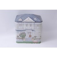 Sutter Home, Napa Valley, Old Style, Haus, Blech, Metall, 20 cm, Box, Küche, Aufbewahrung, Dekor, Spielzeug, Vintage, Sammlerstück, ~ M-19-01 von TheEccentricEye