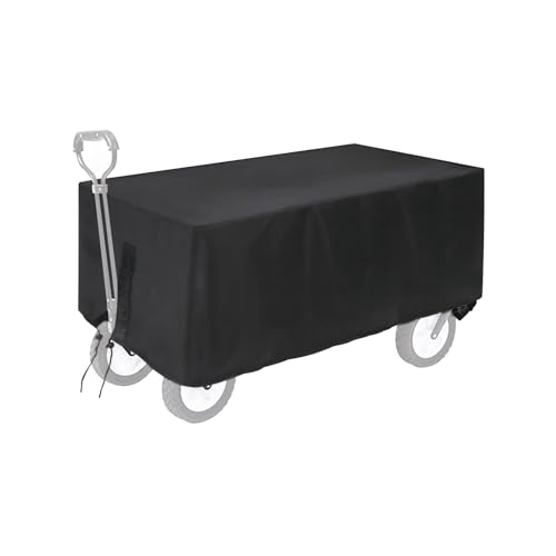 Elves Faltbare Wagenwagen-Abdeckung, strapazierfähig, wasserdicht, staubdicht, UV-beständig, 96,5 cm L x 66 cm B x 50,8 cm H von TheElves