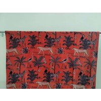 Dschungeldruck Baumwollsamtvorhänge, Tigerdruckvorhänge, Luxus-Samtvorhänge Für Zuhause, Dekorativer Fenstervorhang, Geschenk Neues Haus Dschungeldruck Baumwollsamtvorhänge, Tigerdruckvorhänge, Luxus-Samtvorhänge Für Zuhause, Dekorativer Fenstervorhang, Geschenk Neues Haus von TheFabricPoint