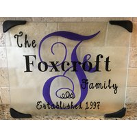 Personalisiertes Glas Schneidebrett | Benutzerdefiniert Personalisiertes Glas Schneidebrett | Benutzerdefiniert von TheFancyFoxShoppe