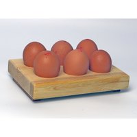 Eierregal - Regal Für Sechs Eier | 3 X 2 Handgefertigt Aus Altholz Im Vereinigten Königreich von TheFarmWorkshop