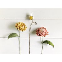 Filz Hummel Stiel, Akzent Für Die Herstellung Ihres Eigenen Blumenstraußes, Geschenk Topper, Foto Requisite Filz Hummel Stiel, Akzent Für Die Herstellung Ihres Eigenen Blumenstraußes, Geschenk Topper, Foto Requisite von TheFelteryCo