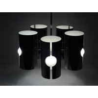 Vintage Chrom Kronleuchter Mid Century Modern Atomic Pendellampe Vintage Chrom Kronleuchter Mid Century Modern Atomic Pendellampe von TheFifthHandShop