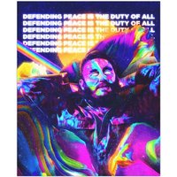 Fidel Castro Satin Poster Version Zwei | 300G/M² von TheFineArtRevolution
