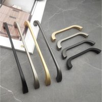 3, 75 "5" 7, 56" Schwarz Gold Schrank Knäufe Kabinett Griffe Schubladenknäufe Schublade Möbelgriffe Hardware 96 128 192mm W690 von TheFineHardware