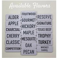 Anpassbare Pellet Grill Trichter Magnet Tags von TheFolksMadeIt