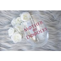 Mutter Von Doodles Stemless Weinglas - Doodle Mutter Von Doodles Stemless Weinglas - Doodle von TheFriendlyRobot