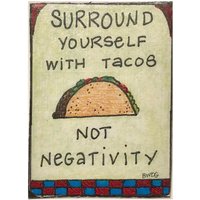 Taco Kühlschrankmagnet. Lebensmittel Kühlschrankmagnete Tacostiftung Witzige Kühlschrankmagnete von TheFrugalDoodler