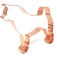 Akita Hund Ausstechform 12, 5 cm Kupfer, Hergestellt in Den Usa von TheFussyPup