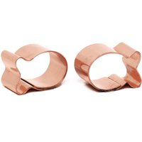 Handgefertigte Kupfer Goldfisch Ausstechformen - 2Er-Set Handgefertigte Kupfer Goldfisch Ausstechformen - 2Er-Set von TheFussyPup