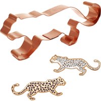 Handgemachte Kupfer Ausstecher Leopard Ausstechform Safari Party Backen Handgemachte Kupfer Ausstecher Leopard Ausstechform Safari Party Backen von TheFussyPup