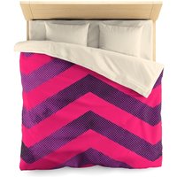 Chevron Microfaser Bettbezug von TheGabellaShoppe