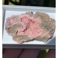 Rhodochrosit Mit Wulfenit|| Pachapaqui Mine, Lima Dept, Peru von TheGemstoneMatrix