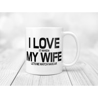 Nascar Geschenke Rennen Auto Geburtstag Nascar Racing Becher Formel 1 Mann Tasse Rennsport-Geschenk-Idee von TheGiftedMugShop