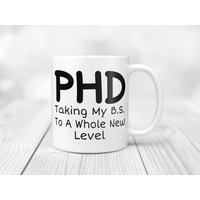 Phd Geschenk Doktor Tasse Neue Geschenke B.s. Promotion Student Phd Grad Für Arzt Kaffeetasse von TheGiftedMugShop