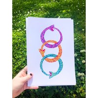 The End Is The Beginning A4 Kunstdruck The End Is The Beginning A4 Kunstdruck von TheGlitterGremlin